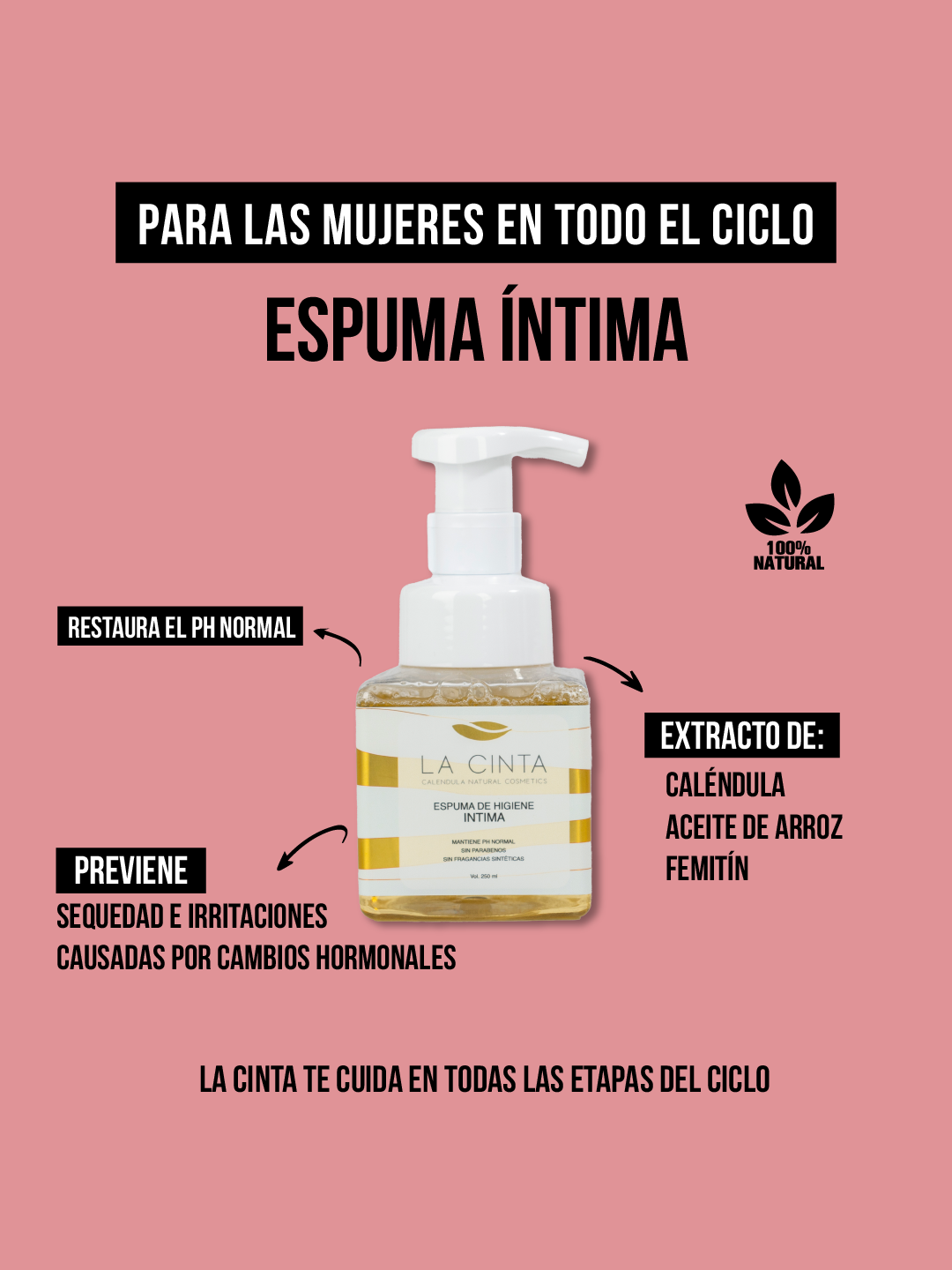 Espuma de Higiene Íntima